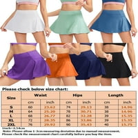 ; Ženske sportske kratke hlače za vježbanje, teniska suknja s elastičnim strukom, joga suknje visokog struka,