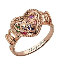 Prstenovi za ukrašavanje nakita u obliku cirkona u obliku cirkona poklon nakit za Majčin dan