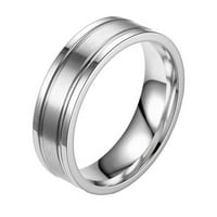 Prstenovi za žene poklon za Majčin dan mat površina otporan na ogrebotine ne blijedi par od nehrđajućeg čelika