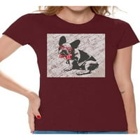 Majica za pse u stilu A-liste, majice francuskog buldoga za žene