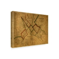 Red Atlas dizajnira 'Newark 1859' platno umjetnost