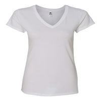 Ženska majica s izrezom u obliku slova u obliku slova U, veličina do 3 inča