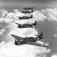 Torpedni bombarderi američke mornarice. Torpedni bombarderi Grumman Avenger američke mornarice, 1942 Ispis plakata