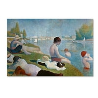 Zaštitni znak likovne umjetnosti 'Kupanje na platnu Asnieres' Georges Seurat