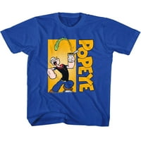Popeye špinat Catcher Kids majica - xs, plava