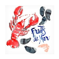 Jennifer Paxton Parker 'Fruits de mer I' platno umjetnost