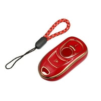 Jedinstvene ponude crvena torbica za daljinski ključ za ključeve s gumbima