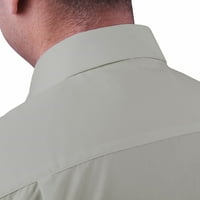 Muške transformatorske košulje dugih rukava pravilne veličine, odbijeni ovratnik, jednobojne, s labavim manžetnama