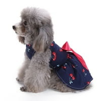 Yesbay kućni ljubimci štene štene trešnje košulje za tiskanu odjeću mekana odjeća za prozračnu kostimu, pseća