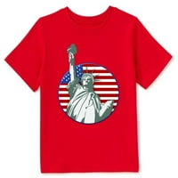 Kip slobode američka zastava sa zvijezdama i prugama majica Harajuku muška majica od mekog pamuka s grafičkim
