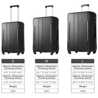 Kofer Spinner za prtljagu s tvrdog sshell -a s TSA zaključavanjem laganog 20 ''