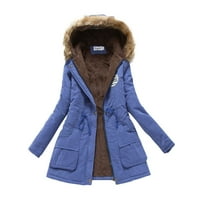Zimski kaputi za žene toplo zadebljani kaputa toplo trendovska zimska modna jakna s snježnim kaputom nadmašena