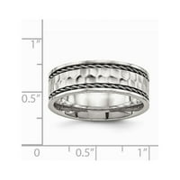 Udoban stražnji prsten od poliranog kovanog nehrđajućeg čelika