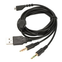 Zamjenjivi kabel za slušalice, u priključcima zamjenjivi kabel za igraće Slušalice s laganim audio kabelom sa