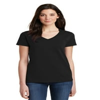 Obična je dosadna - Ženska majica s izrezom u obliku slova U i kratkim rukavima, veličine do 3 inča