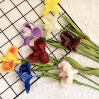 Umjetno cvijeće irisa, biljka od umjetne svile, uređenje kućnog vjenčanja, umjetni cvijet