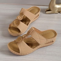Platformske sandale Summer Casual udobne papuče čvrste boje za platformu cipele sandale do 40% popusta