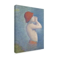 Pojedinosti o zaštitnim znakovima 'Pojedinosti kupača u Asnieresovoj platnu Art by Georges Pierre Seurat