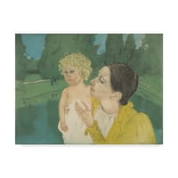 Zaštitni znak likovna umjetnost 'Pond' Canvas Art by Mary Stevenson Cassatt