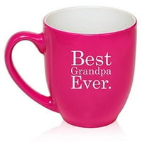 Oz velika bistro šalica keramička kava čaj čaj čaša čaša najbolji djed ikad