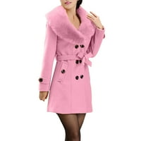 Ženska zimska repa od vunenog kaputa jakna s dugim rukavima nadmašila je HOT6SL4883290