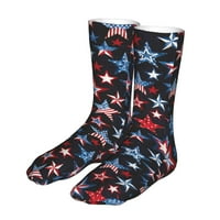 Čarape sa zvijezdama američke zastave za žene i muškarce, novost, šarene čarape za posadu, Ležerne čarape sa smiješnom