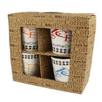 Set višebojnih keramičkih šalica za kavu od 17 Oz