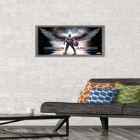 Marvel Falcon i zimski vojnik - zidni plakat s krilima sokola, 14.725 22.375
