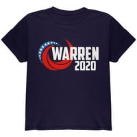 Predsjednički izbori Elisabeth Voren majica za mlade u tamnoplavoj boji