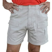 Muške Ležerne teretne kratke hlače, hlače do koljena, donji dio s puno džepova, Plaža