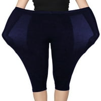 Ženske ošišane hlače u A-listi Plus Size pidžama visoke rastezljive Capri gamaše ženske prozračne Ležerne hlače