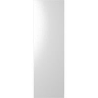 Ekena Millwork 15 W 29 H True Fit Pvc Horizontalna slojeva uokvirena modernim stilom Fiksni nosači, bijele