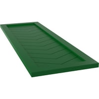 Sjenila od PVC-a s jednim panelom i Ševronom u modernom stilu s fiksnim nosačem, zeleni Viridian, od 12 99 PVC-a