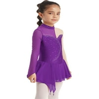 Yizyif djevojke rhinestone figura klizačka haljina balet ples tutu gimnastika leotard plesna odjeća