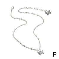 Žene s ogrlicama s ogrlicama od ogrlice Clavicle choker nakit Crystal GI Fast M2O7