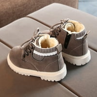 Izbor / zimske cipele za malu djecu; neklizajuće tople čizme za dječake i djevojčice; dječje kratke čizme Na vezanje