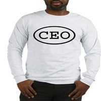 Cafepress - CEO ovalna majica s dugim rukavima - majica s dugim rukavima od pamuka