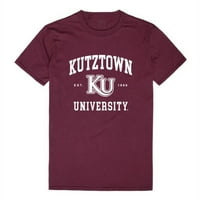 Majica s amblemom Republičkog Sveučilišta Kutztaun, bordo-bijela-srednja