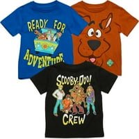 Scoobie-Doo majice s uzorkom za dječake u boji 2 inča
