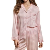 Ženska pidžama za odmor s dugim rukavima, pidžama Set