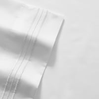 Set posteljine od mikrovlakana u broju navoja u mumbo - bijeloj boji