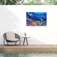 Deborah Broughton 'Reef Magic' Outdoor Canvas