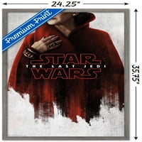 Ratovi zvijezda: Posljednji Jedi - Zidni plakat s crvenom Leijom, 22.375 34