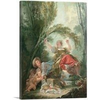 ART Tisak sa platnu s pilom Jean-Honore Fragonard-Veličina: 26 18