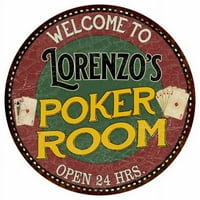 Lorenzona poker soba 14 okrugli metalni znak kuhinjski bar dekor 100140034417