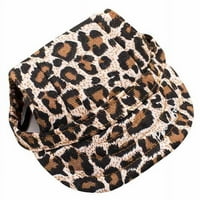 Pet Life HT4CHLG Cheetah Bonita s uzorkom gepard UV-zaštita Podesiva modna kapa za pse s uzorkom gepard, velika