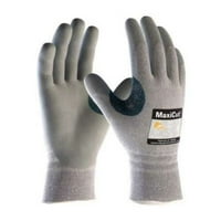 Radne rukavice srednje težine, otporne na rezanje, sive nitrile obložene mikro pjenom za dlanove i vrhove prstiju,