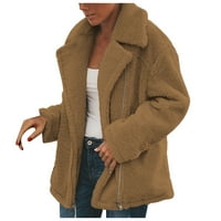 Ženska zimska jakna s oblogom od srednje duljine srednje duljine