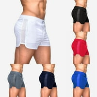 Muške mrežaste fitness kratke hlače, trenažne brze suhe sportske kratke hlače za Sprint u plavoj boji