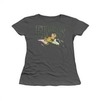 Elvis Preslee, kralj rock glazbe, ikona raznobojne prozirne majice